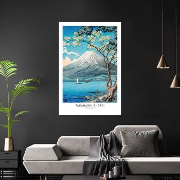 Takahashi Shotei Poster Lac Yamanaka et Mont Fuji 3