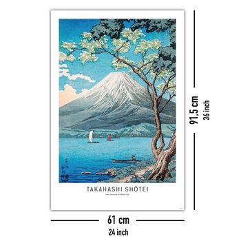 Takahashi Shotei Poster Lac Yamanaka et Mont Fuji 5
