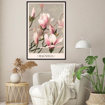 Affiche Magnolia L Prang & Cie 1886 2