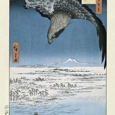 Hiroshige Kunstdruck Fukagawa Susaki and Jumantsubo
