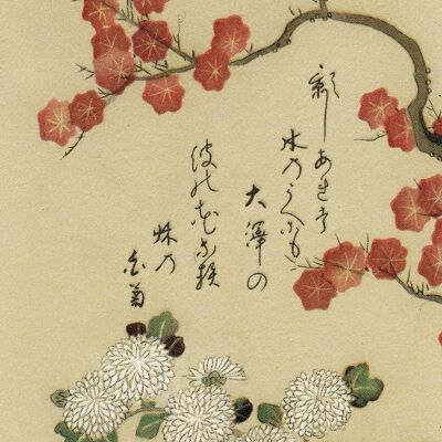 Maple Leaves Kunstdruck Ogata Kenzan