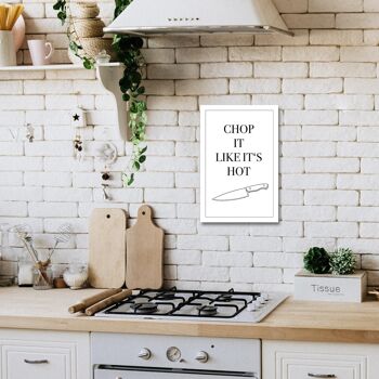 Poster Chop It Like It's Hot Kitchen Song Poster 20 x 30 cm 2