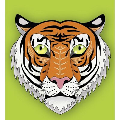 Asiatischer Tiger Kunstdruck Madeleine