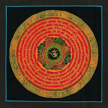 Impression d’art mandala tibétain 1