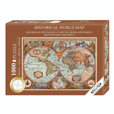 Historische Weltkarte Puzzle 1000 Teile, Aimee Stewart