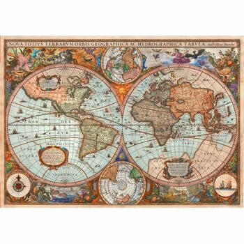 Puzzle carte du monde historique 1000 pièces, Aimee Stewart 2