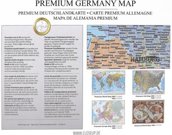 Puzzle carte de l'Allemagne 1000 pièces, 48 x 68cm 3