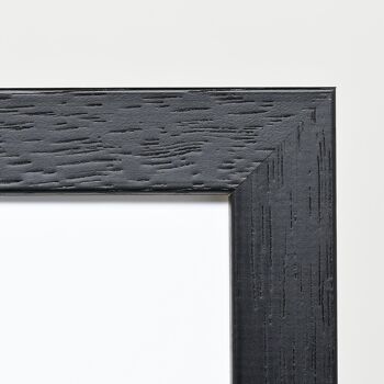 Cadre pour affiche 61 x 915 cm profil bois noir largeur 20mm 6