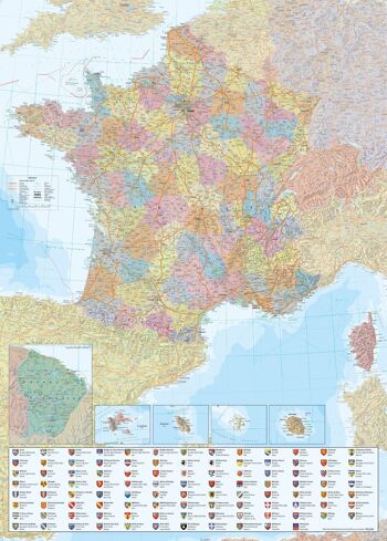 Puzzle Carte de France 2000 pièces, 68,8 x 96,6 cm 3