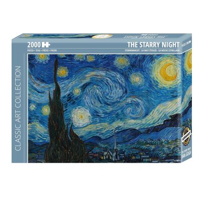 Starry Night Puzzle Van Gogh 2000 Teile, 68,8 x 96,6 cm