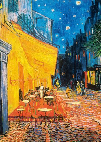 Terrasse de café le soir Puzzle Vincent van Gogh, 2000 pièces 3