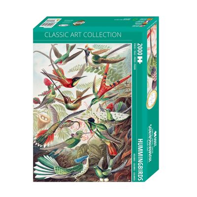 Kolibris Puzzle Ernst Haeckel 2000 Teile, 68,8 x 96,6 cm