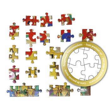 Puzzle Le Baiser Gustav Klimt 2000 pièces, 68,8 x 96,6 cm 7