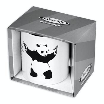 Détruire la tasse de racisme Tasse à café Banksy Panda 3