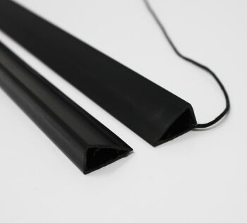 Porte-affiches noir 31,5 cm (paire) avec cordon de suspension 3