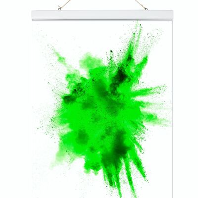 Magnetische Posterleisten 50 cm, Paar, Kunststoff weiß