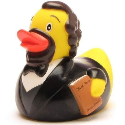 Badeente Charles Dickens Gummiente