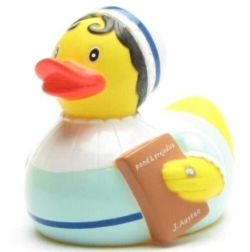 Badeente Jane Austen Gummiente