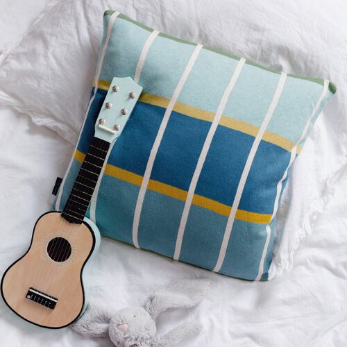 Alvin pillow cover, blue