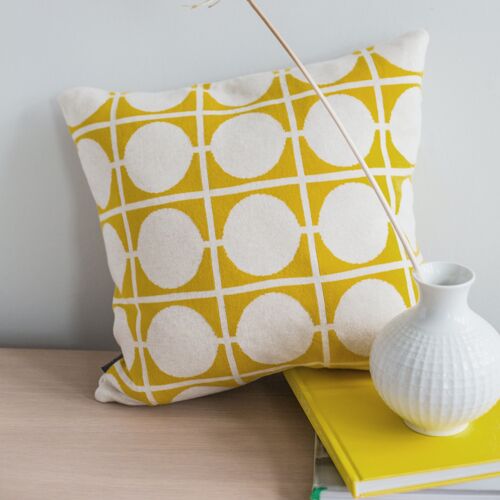 Don pillow cover, yellow