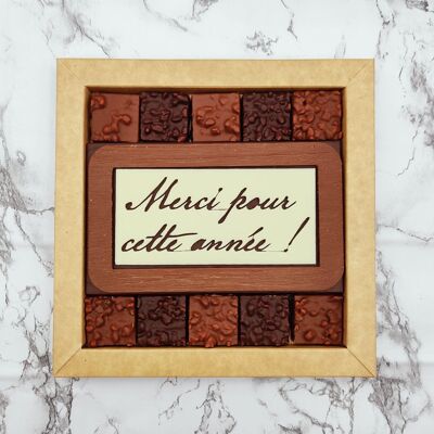 FIN d'ANNÉE SCOLAIRE - Coffret chocolat Ardoise