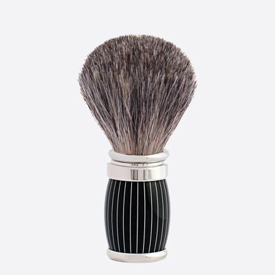Retro lacquered Russian gray shaving brush and chrome finish - Joris