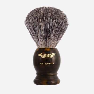 Original Russian Gray shaving brush and tortoiseshell acetate handle