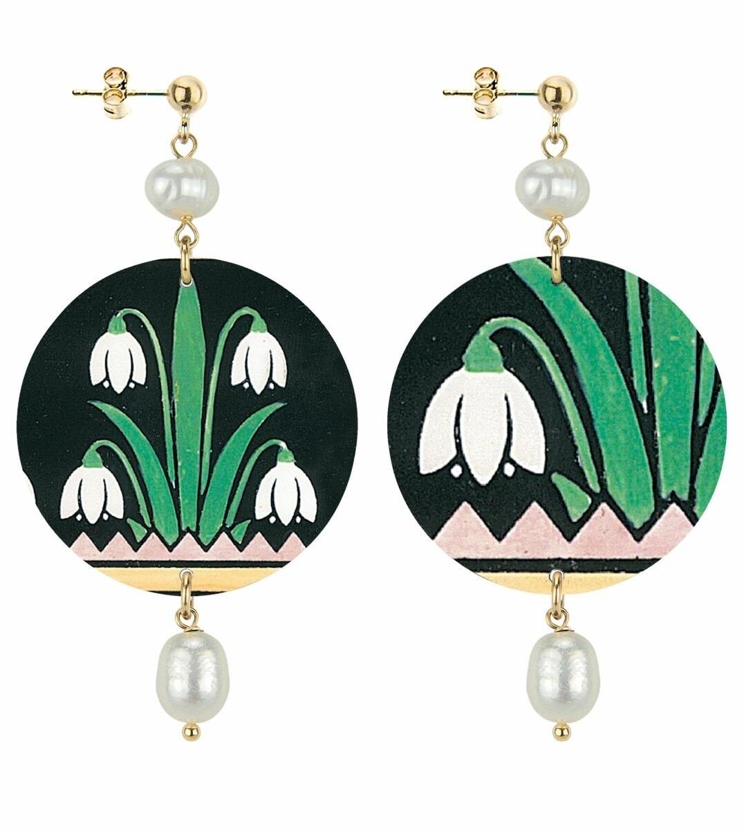 Feiern Sie den Frühling mit von Blumen inspiriertem Schmuck. The Circle Classic Damenohrringe Dèco Flowers. Hergestellt in Italien