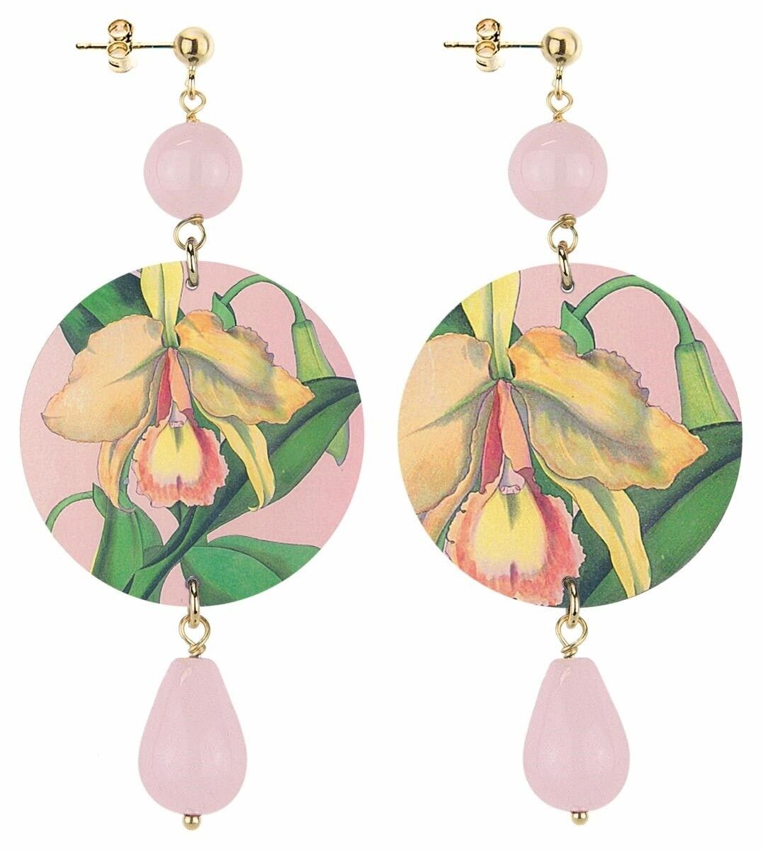 Feiern Sie den Frühling mit von Blumen inspiriertem Schmuck. The Circle Classic Damenohrringe Dèco Flowers. Hergestellt in Italien