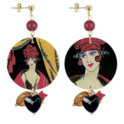The Circle Special Small Belle Epoque Women's Earrings. Made in Italy