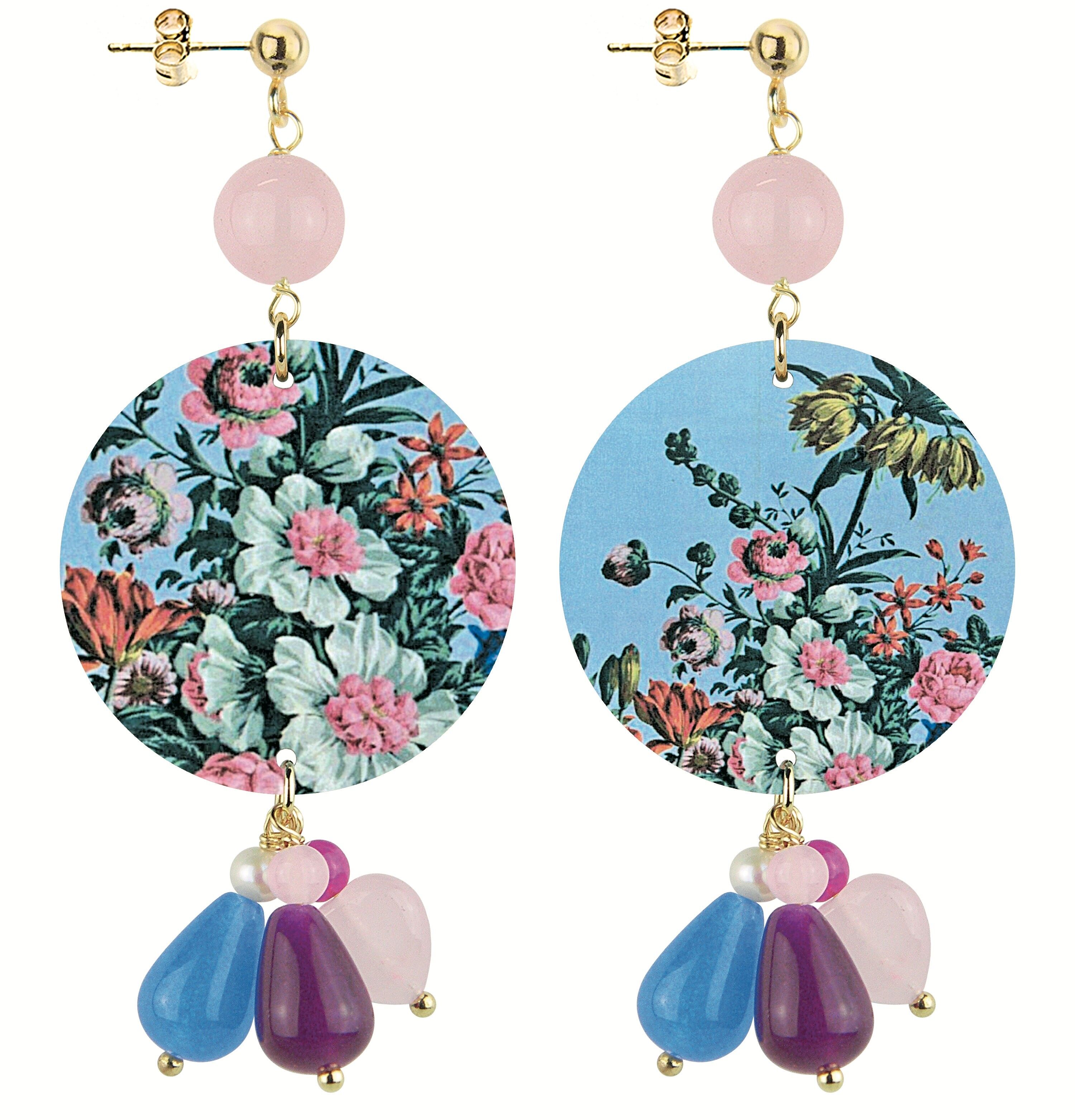 Celebra la primavera con gioielli ispirati ai fiori. Orecchini Donna The Circle Special Piccoli Fiori. Made in Italy