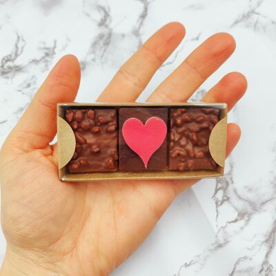 Mini-Herz-Schokoladenschachtel