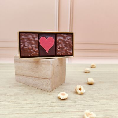 Caja de Chocolate Mini Corazón - 25g