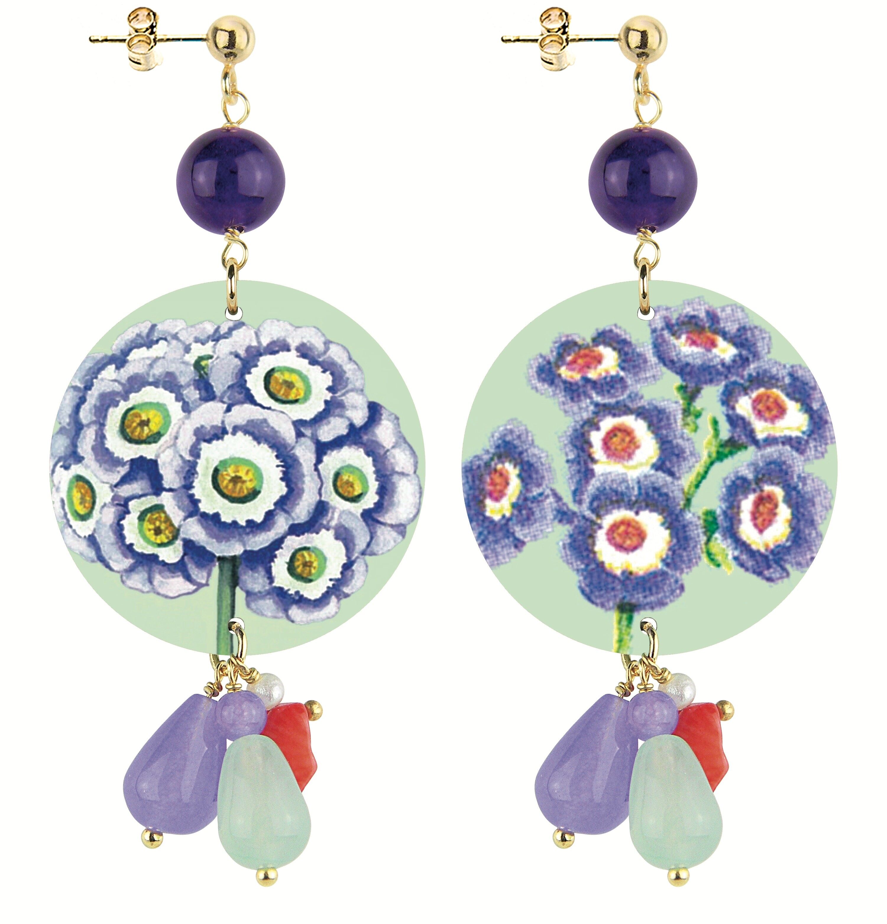 Celebra la primavera con gioielli ispirati ai fiori. Orecchini Donna The Circle Special Piccoli Fiori. Made in Italy