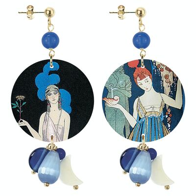 Boucles d'oreilles pour femme The Circle Special Small Belle Epoque. Fabriqué en Italie