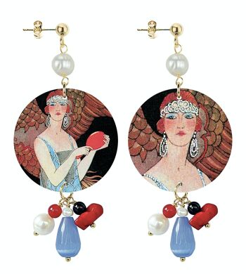 Boucles d'oreilles pour femme The Circle Special Small Belle Epoque. Fabriqué en Italie