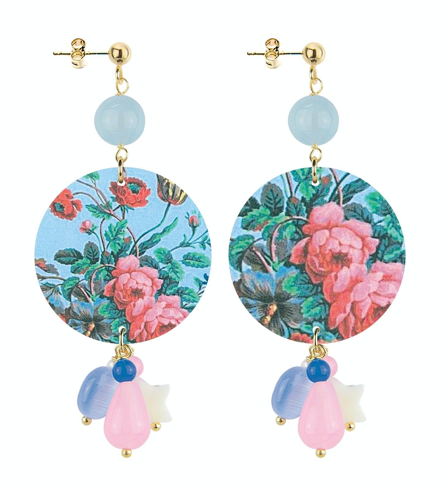 Celebra la primavera con gioielli ispirati ai fiori. Orecchini Donna The Circle Special Piccoli Fiori. Made in Italy