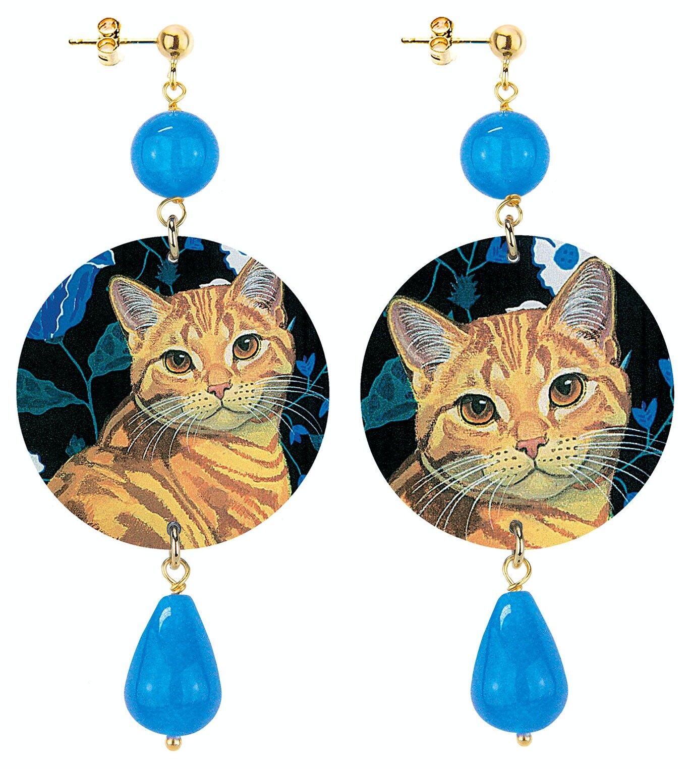 Die Circle Classic Cat Damenohrringe. Hergestellt in Italien