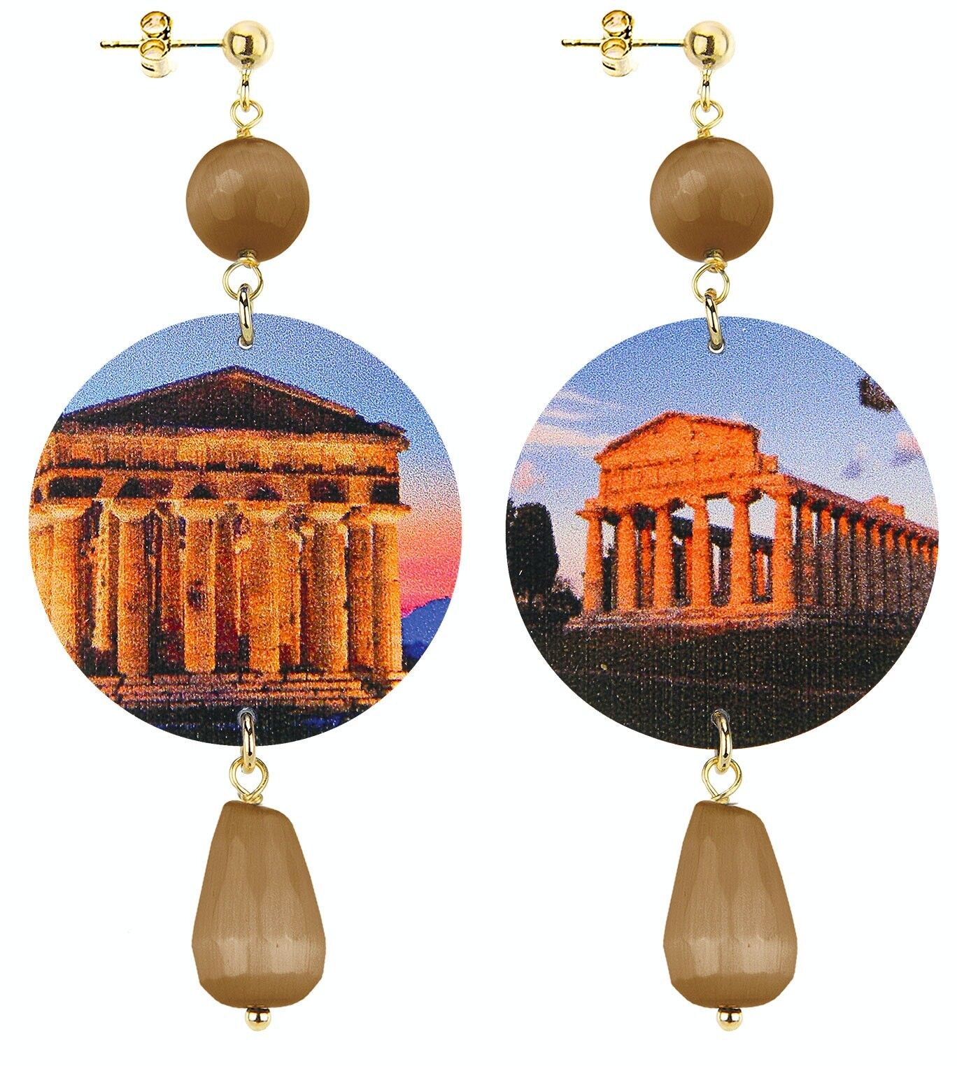 Die Circle Classic Paestum Damenohrringe. Hergestellt in Italien