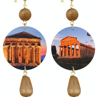The Circle Classic Paestum Women's Earrings. Made in Italy