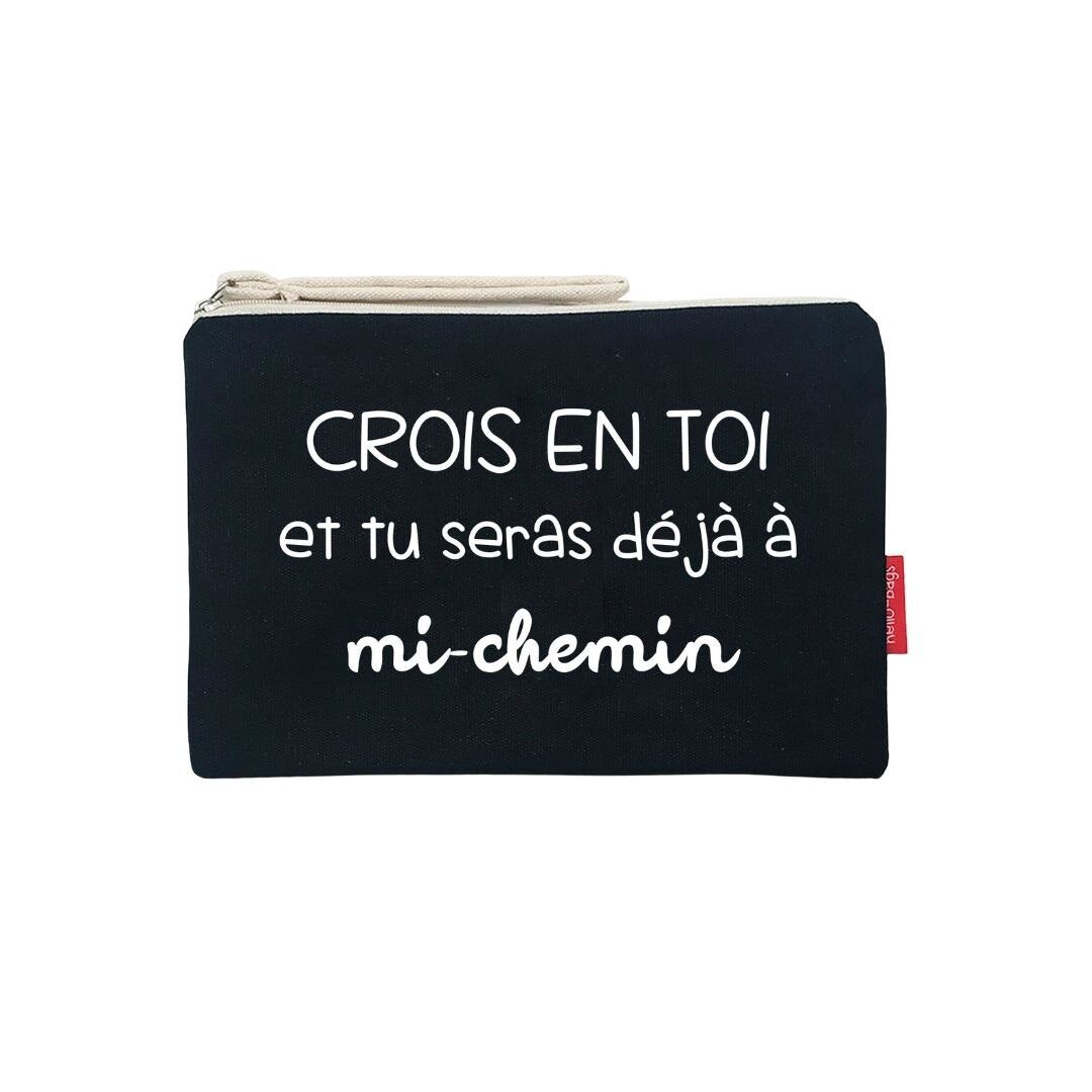 Portamonete donna / Portafoglio / Portacarte modello “Crois en toi”