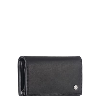 Spongy large women's purse black 979-20