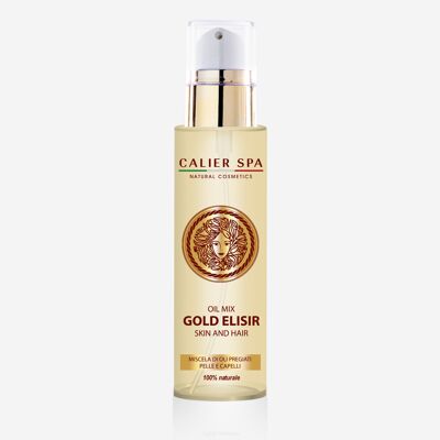 ÉLISIR D'OR. 11 huiles. HUILE RÉGÉNÉRANTE POUR LA PEAU ET LES CHEVEUX