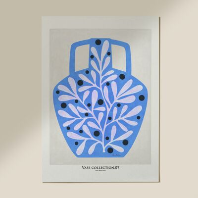Impression d'art "Vase bleu" - Différentes tailles