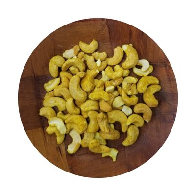 Cashewnüsse Bio-Curry, Großpackung 5 kg – Karton 5 kg