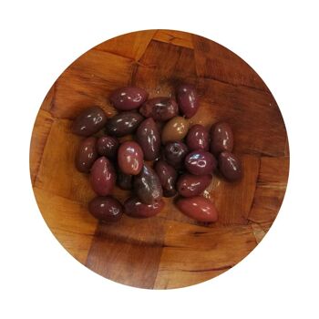 Olives Noires de Kalamata avec noyau Bio Vrac - Bidon
5 kg
