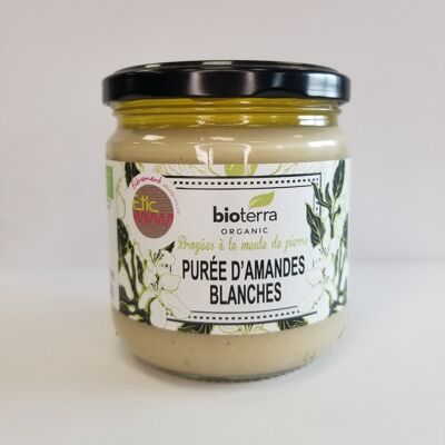 Purea di Mandorle Bianche Bio - Vasetto 330 g (x12)