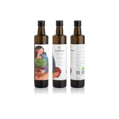 Organic Olive Oil 75cl - Bottle 75 cl (x6)