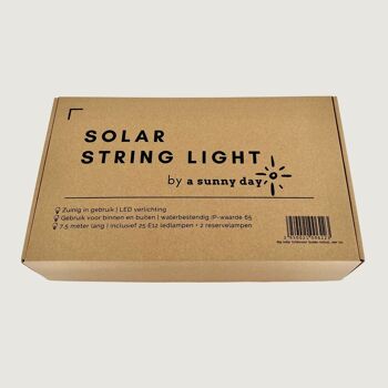 Guirlande lumineuse SOLAR de 7,5 m avec 25 lampes LED 11