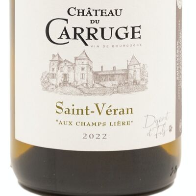 Saint-Véran 2022 "Aux Champs Lière Saint" AOP Burgundy wine
